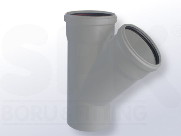 საკანალიზაციო სამკაპი Ø 110-110 მმ PP 45° SPK