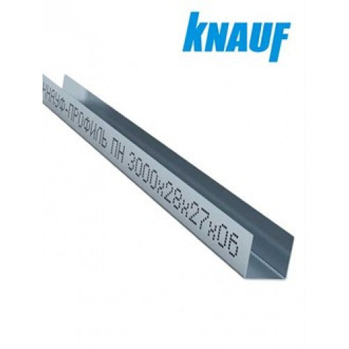 კნაუფი-KNAUF ჭერის UD 0.60 მმ სისქის პროფილი (უდე)