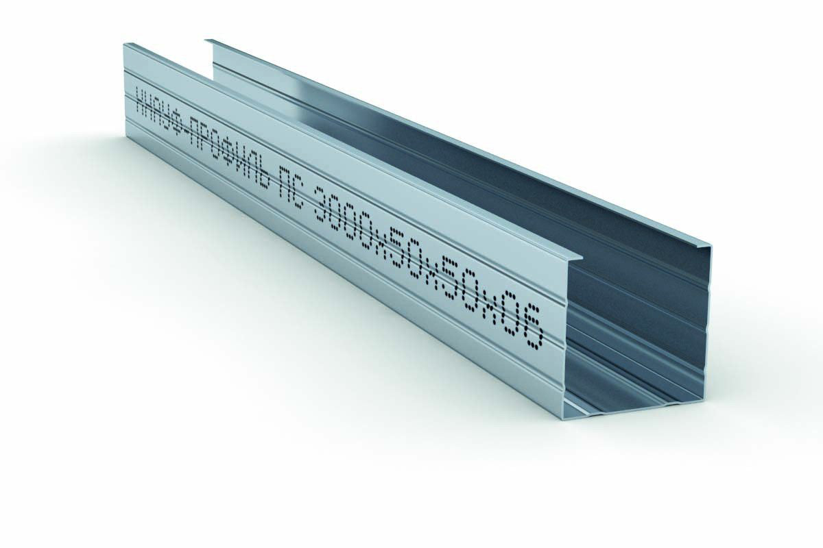 კნაუფის ტიხრის დგარის ეკონომ პროფილი CW 50/0.60*3000მმ (ცევე)