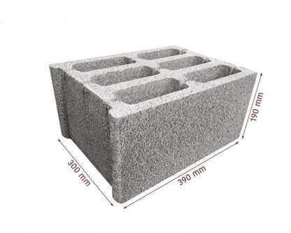 ბეტონის ბლოკი 30x19x39