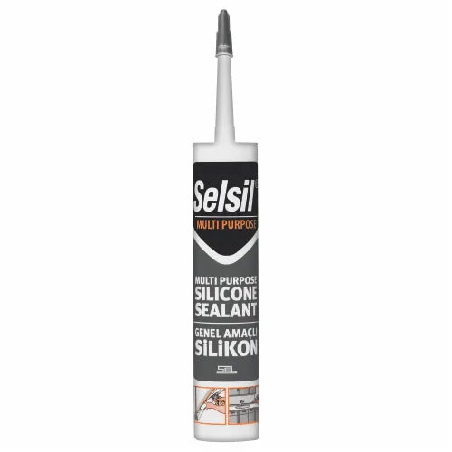 SELSIL SEL47-4773 სილიკონი universal 280ML ნაცრისფერი